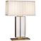 Robert Abbey Sloan Crystal and Aged Brass Table Lamp