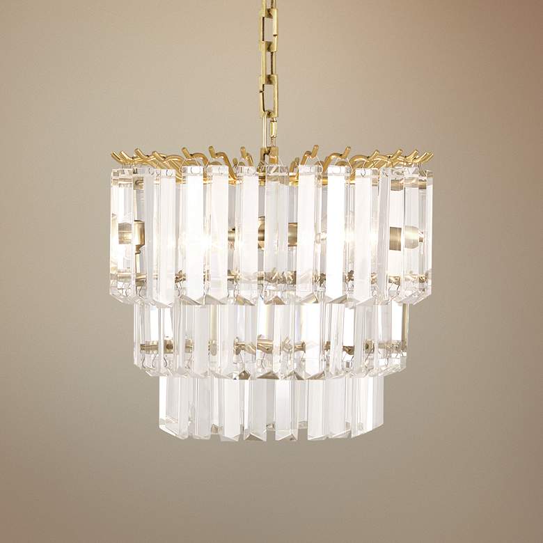 Image 1 Robert Abbey Spectrum 12 1/4"W Modern Brass Pendant Light