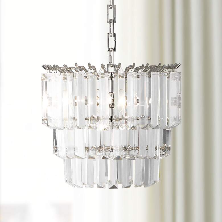 Image 1 Robert Abbey Spectrum 12 1/4"W Polished Nickel Pendant Light
