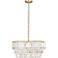 Robert Abbey Spectrum 20"W Modern Brass Medium Chandelier