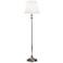 Robert Abbey The Muses Collection Crystal Silver Floor Lamp