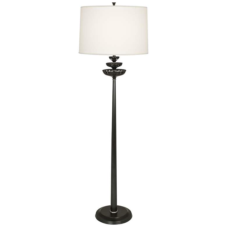Image 1 Robert Abbey Treble Deep Patina Bronze Floor Lamp