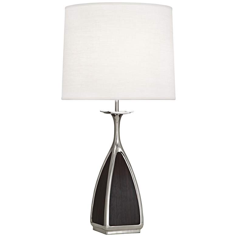 Image 1 Robert Abbey Trigger Retro Polished Nickel Table Lamp