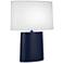 Robert Abbey Victor 26 1/4" High Ceramic Matte Midnight Blue Lamp