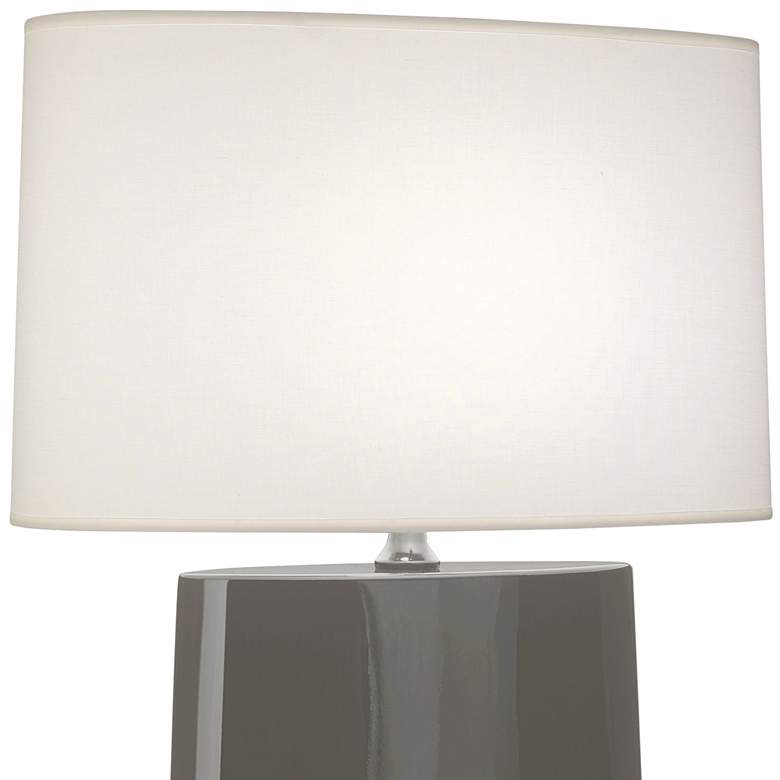 Image 3 Robert Abbey Victor Ash Glazed Ceramic Table Lamp more views