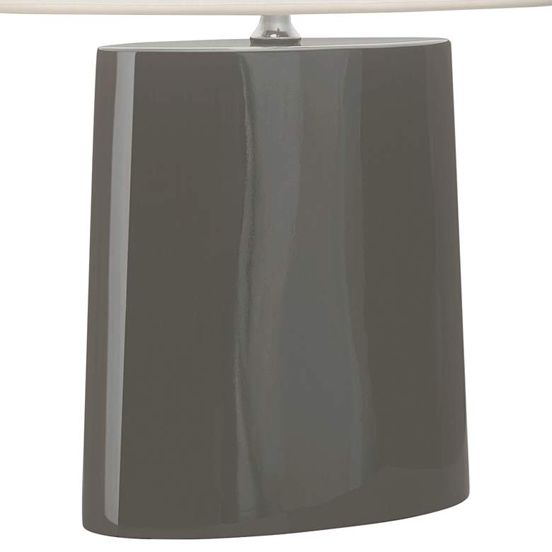 Image 4 Robert Abbey Victor Ash Glazed Ceramic Table Lamp more views