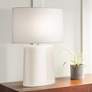 Thumbnail1 of Robert Abbey Victor Bone Glazed Ceramic Table Lamp
