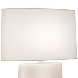 Image3 of Robert Abbey Victor Bone Glazed Ceramic Table Lamp more views