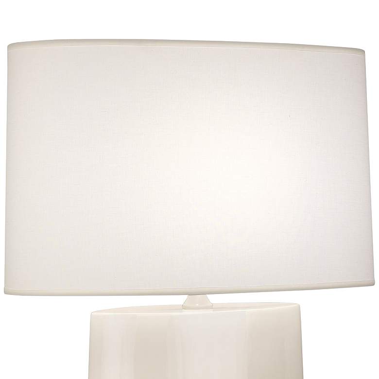 Image 3 Robert Abbey Victor Bone Glazed Ceramic Table Lamp more views