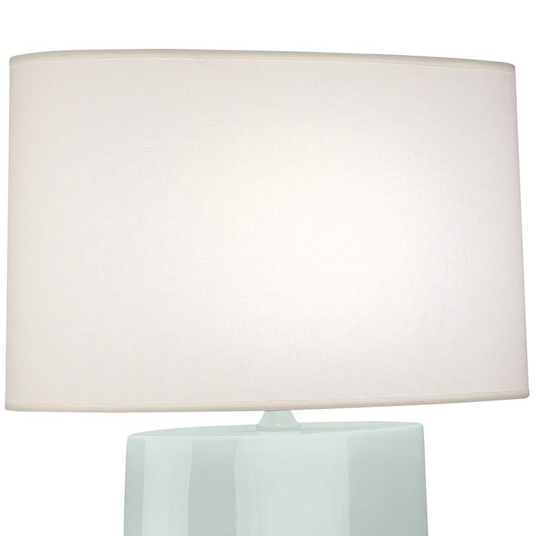 Image 3 Robert Abbey Victor Celadon Glazed Ceramic Table Lamp more views