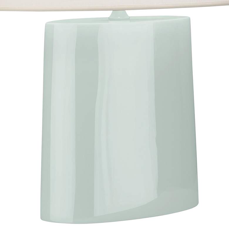 Image 4 Robert Abbey Victor Celadon Glazed Ceramic Table Lamp more views