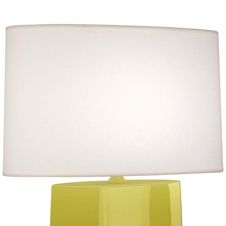 Image 3 Robert Abbey Victor Citron Glazed Ceramic Table Lamp more views