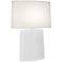 Robert Abbey, Victor, Daisy Glazed Ceramic, Table Lamp