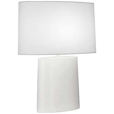 Robert Abbey, Victor, Matte Daisy Glazed Ceramic, Table Lamp