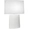 Robert Abbey, Victor, Matte Daisy Glazed Ceramic, Table Lamp