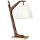 Robert Abbey Wally Walnut Desk Lamp