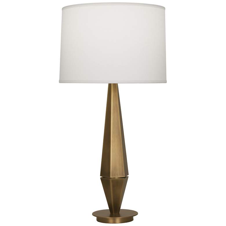 Image 1 Robert Abbey Wheatley 23" High Modern Warm Brass Table Lamp