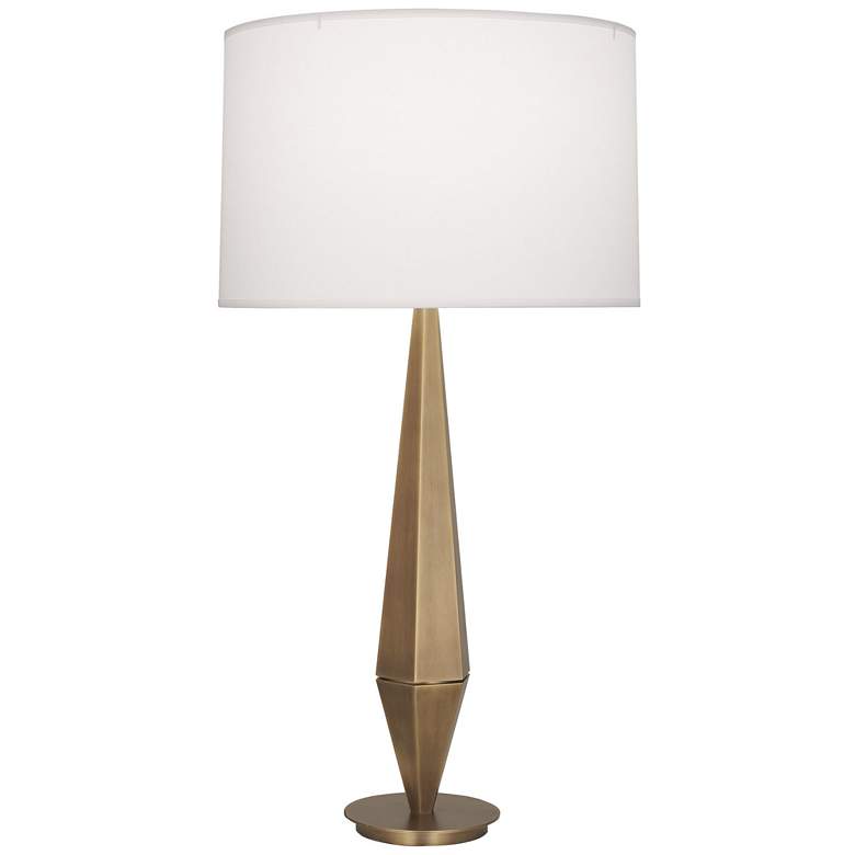 Image 1 Robert Abbey Wheatley 33 1/2" High Modern Warm Brass Table Lamp