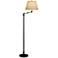 Robert Abbey Wilton 60" Antique Rust Swing Arm Floor Lamp