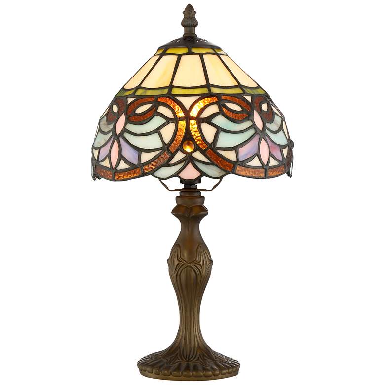 Robert Louis Tiffany 13 1/2&quot; High Marie Art Glass Table Lamp