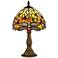 Robert Louis Tiffany 13 3/4"H Dragonfly Art Glass Table Lamp