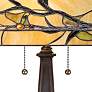 3_Robert Louis Tiffany 24" Budding Branch Art Glass Lamp with Dimmer more views