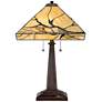 5_Robert Louis Tiffany 24" Budding Branch Art Glass Lamp with Dimmer more views