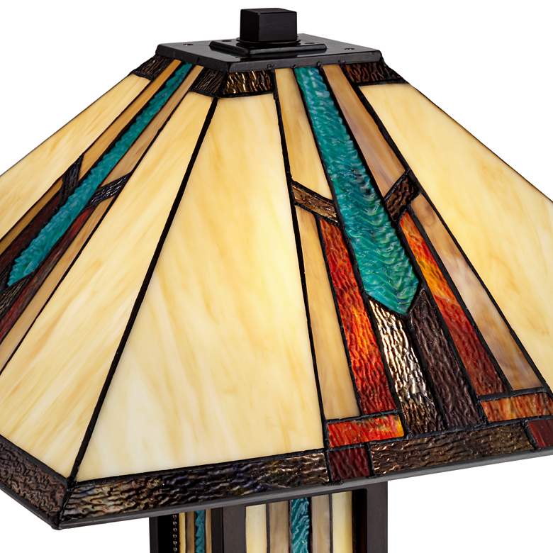 Image 3 Robert Louis Tiffany 59 1/2" Ranier Mission Night Light Floor Lamp more views