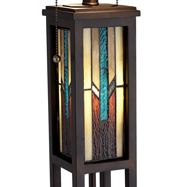 Image 5 Robert Louis Tiffany 59 1/2" Ranier Mission Night Light Floor Lamp more views