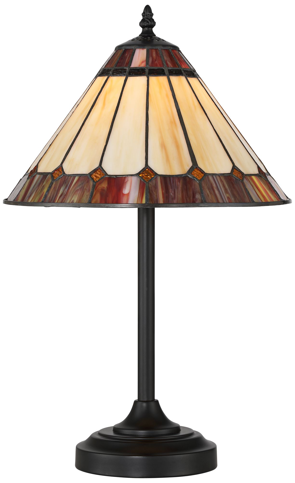 Image 3 Robert Louis Tiffany Albany 19 3/4" Tiffany Style Art Glass Table Lamp