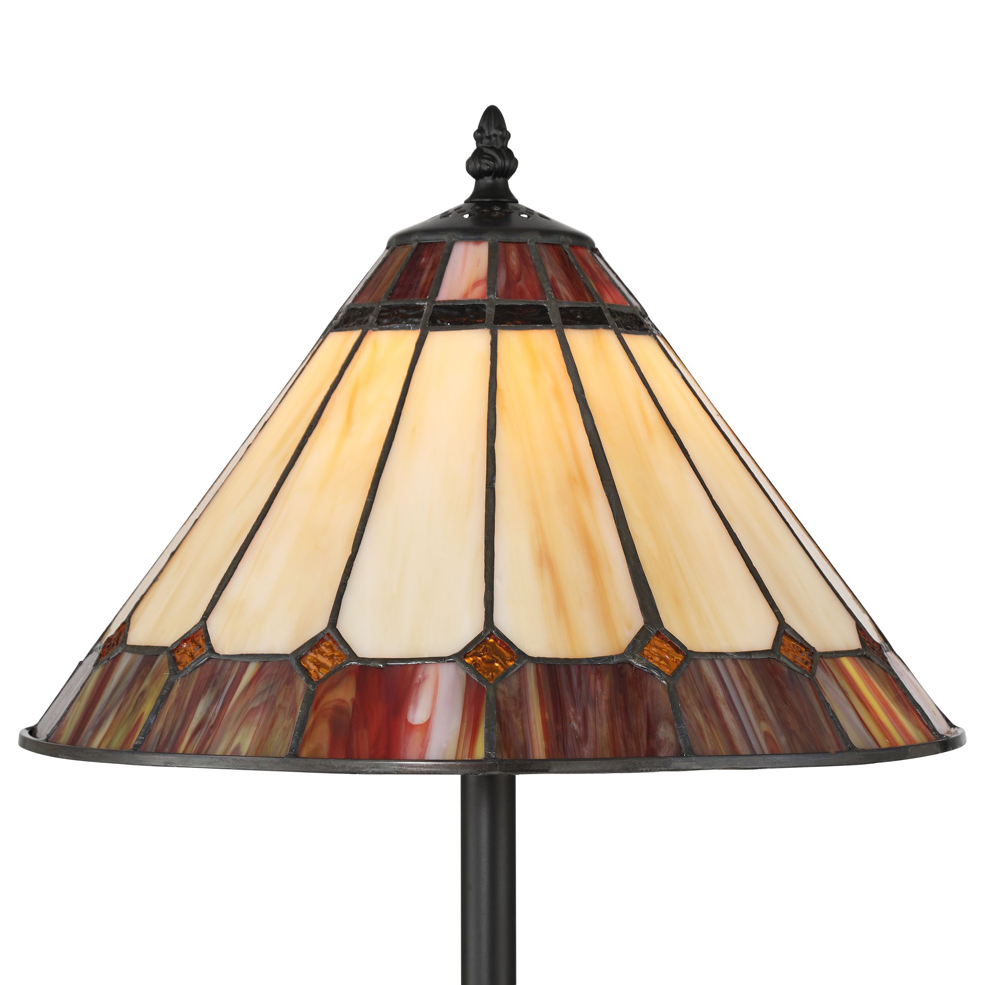 Image 4 Robert Louis Tiffany Albany 19 3/4" Tiffany Style Art Glass Table Lamp more views