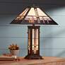 Thumbnail4 of Robert Louis Tiffany Alfred 26" Mission Night Light Table Lamp more views