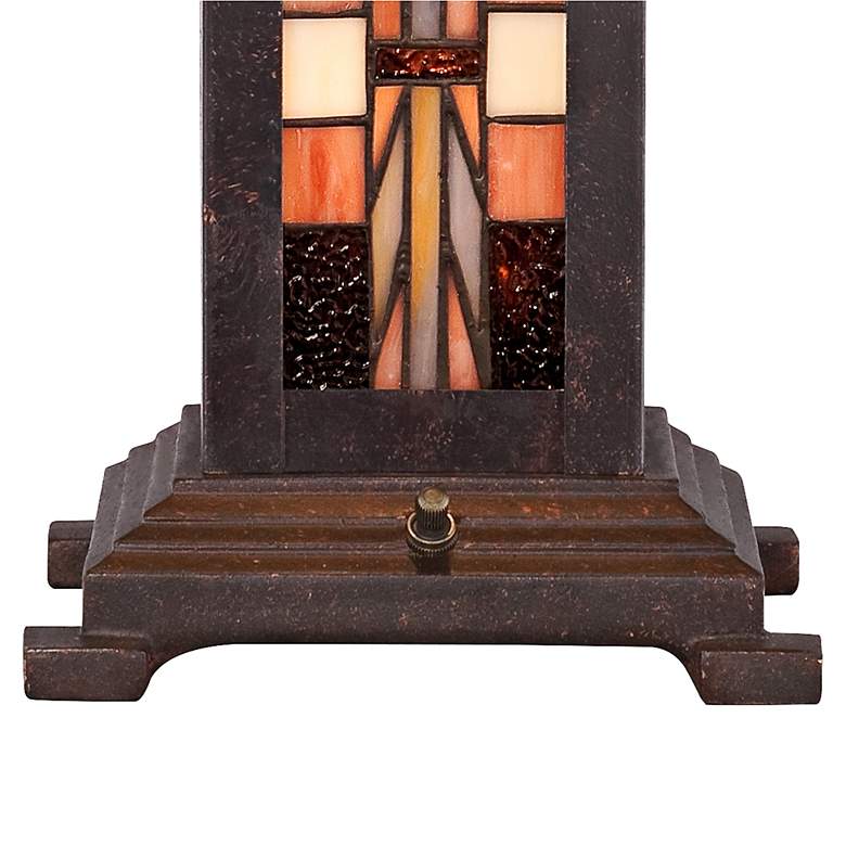 Image 6 Robert Louis Tiffany Alfred Mission Tiffany-Style Night Light Table Lamp more views