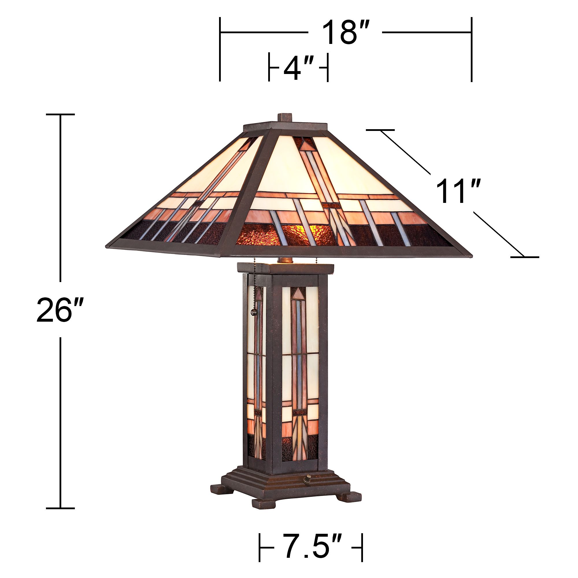 robert louis tiffany alfred mission tiffany table lamp