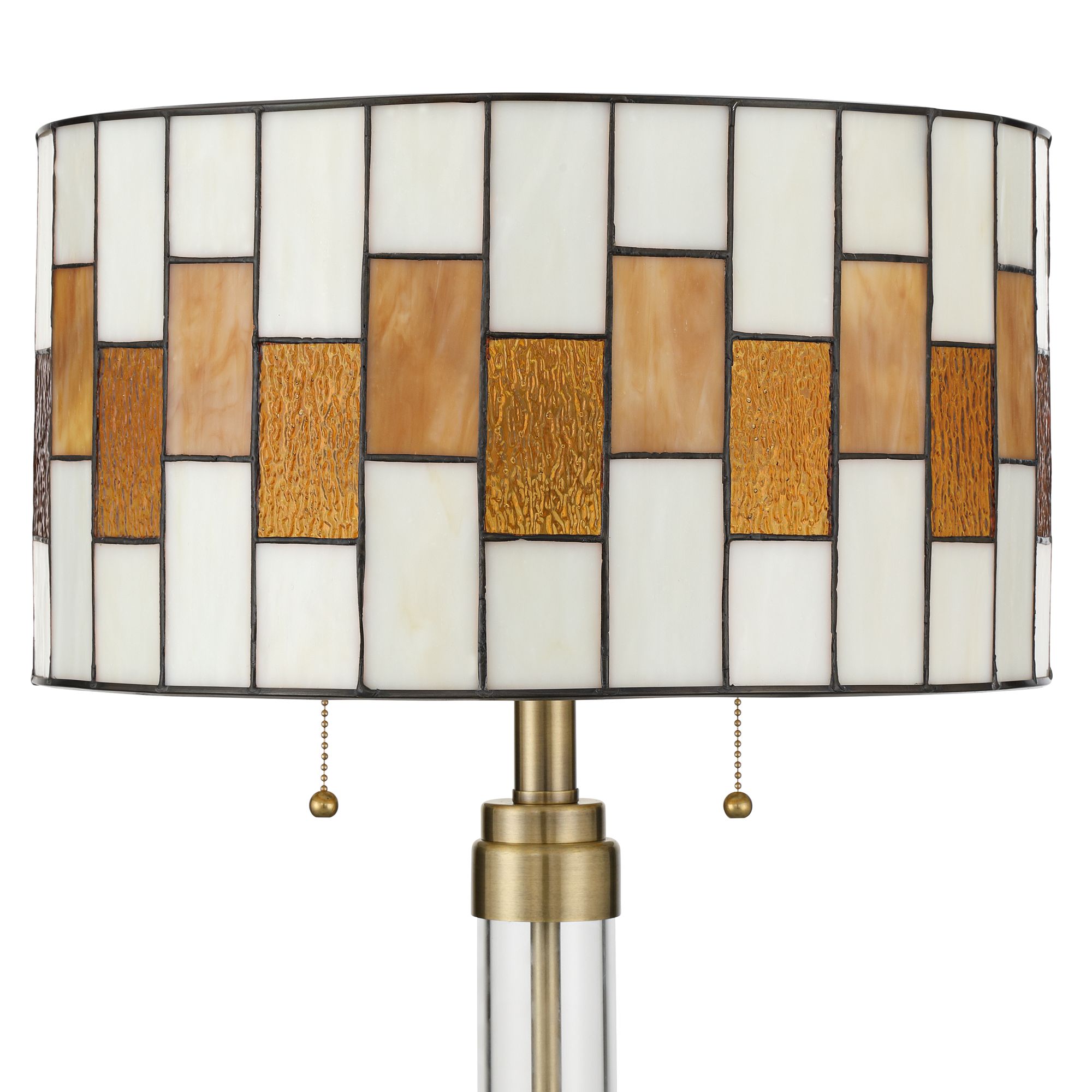Image 5 Robert Louis Tiffany Andra 60" High Amber Art Glass Floor Lamp more views
