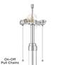 6_Robert Louis Tiffany Andra 60" High Art Glass Drum Shade Floor Lamp more views