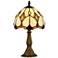 Robert Louis Tiffany Bart 13 3/4" High Art Glass Table Lamp