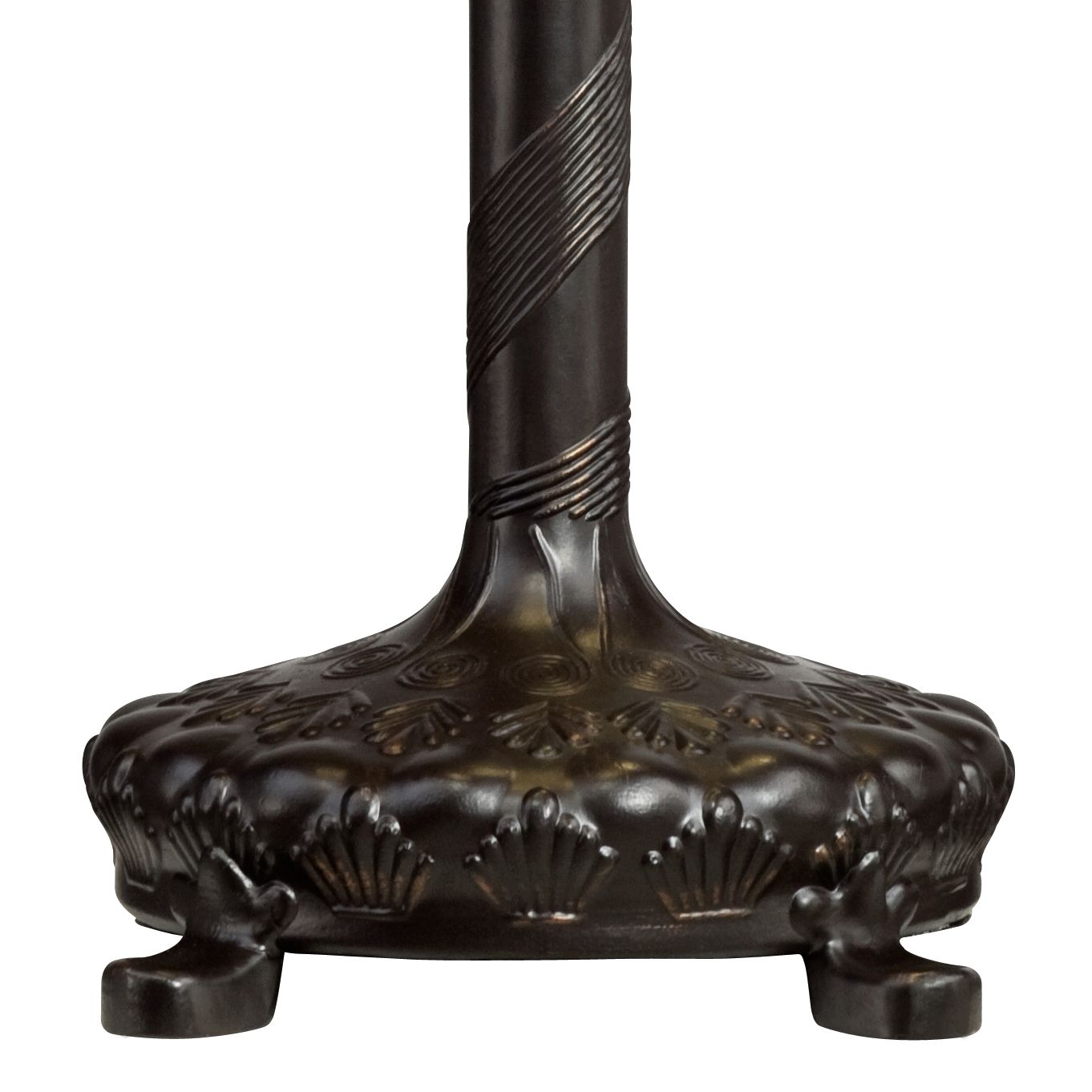 Image 4 Robert Louis Tiffany Beetle 26" Art Glass Tiffany Style Table Lamp more views