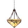 Robert Louis Tiffany Budding Branch 17" Wide Art Glass Pendant Light