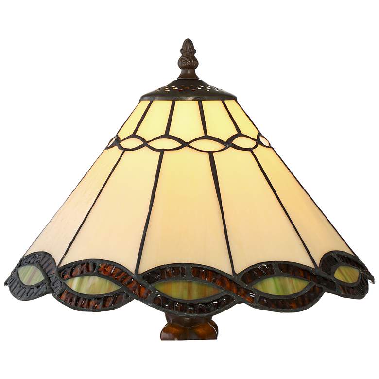 Image 3 Robert Louis Tiffany Camile 18 1/2 inch High Tiffany-Stye Accent Lamp more views