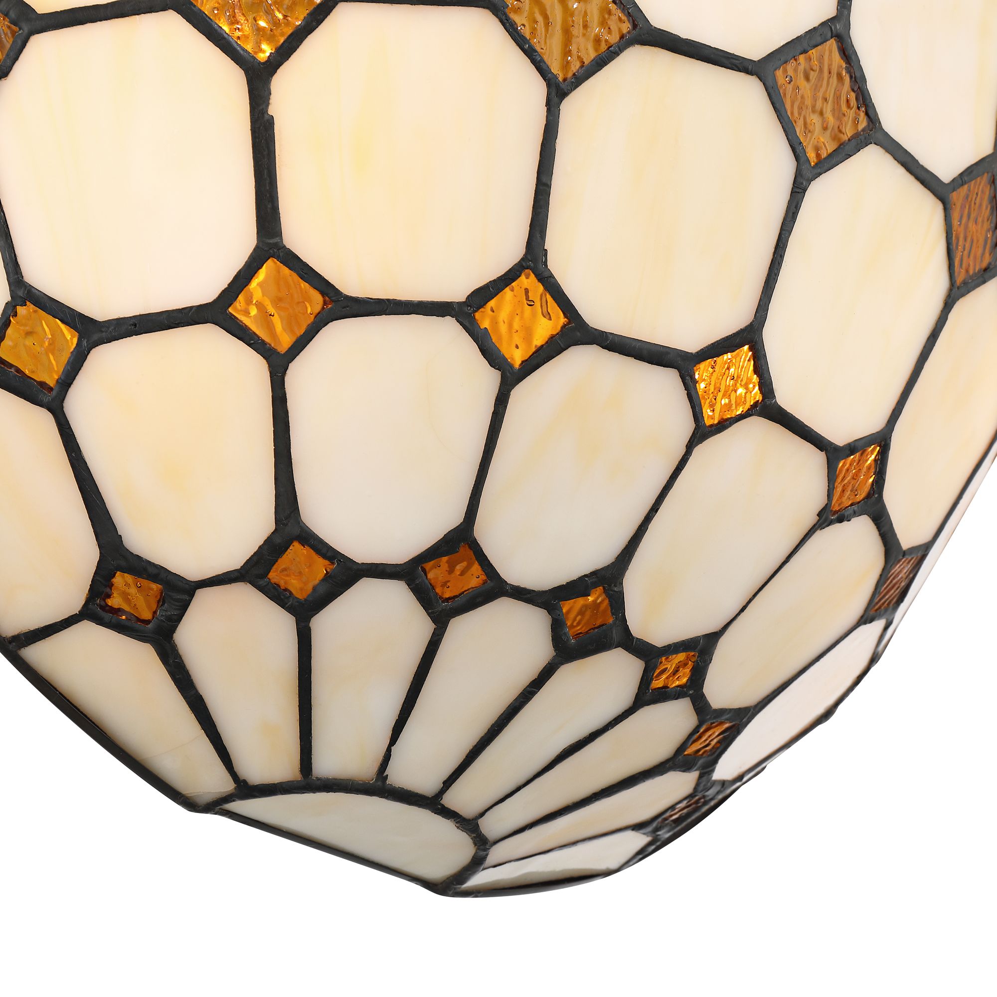 Image 4 Robert Louis Tiffany Castillo 6 1/4" H Art Glass 2-Light Wall Sconce more views
