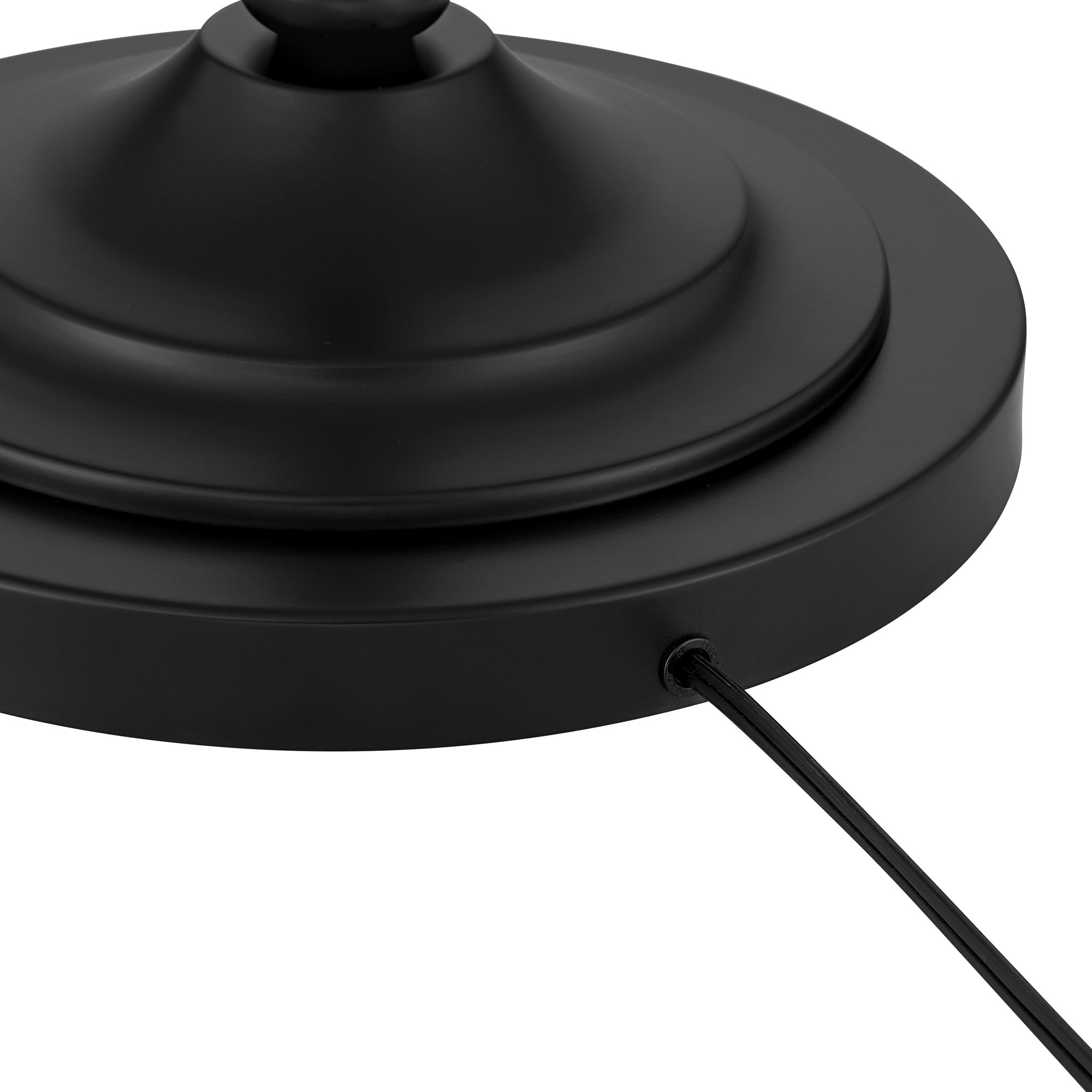 Image 7 Robert Louis Tiffany Castillo 72" High Black Torchiere Floor Lamp more views