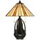 Robert Louis Tiffany Clark Tiffany-Style Accent Table Lamp