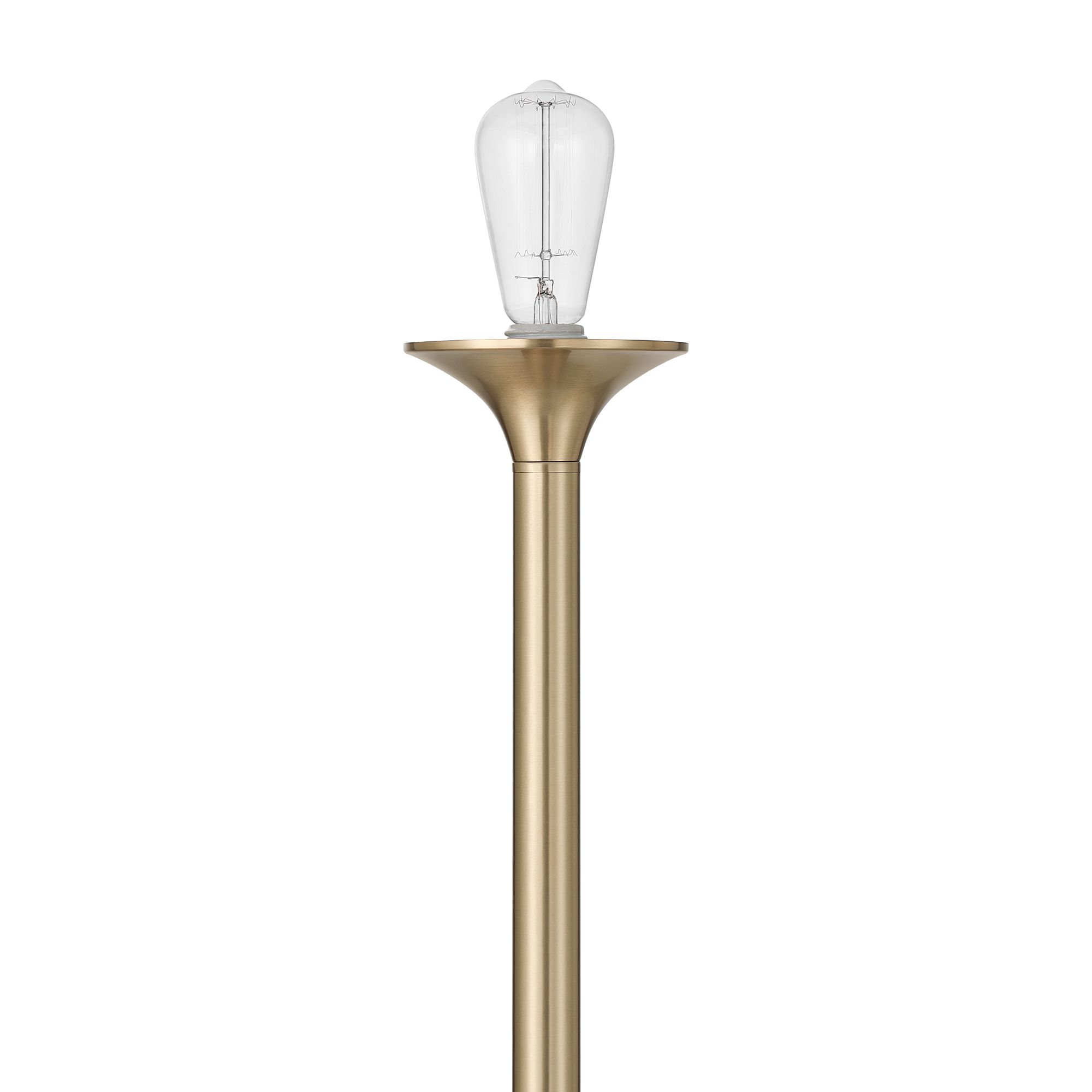 Image 6 Robert Louis Tiffany Covina 71 1/4" High Brass Torchiere Floor Lamp more views