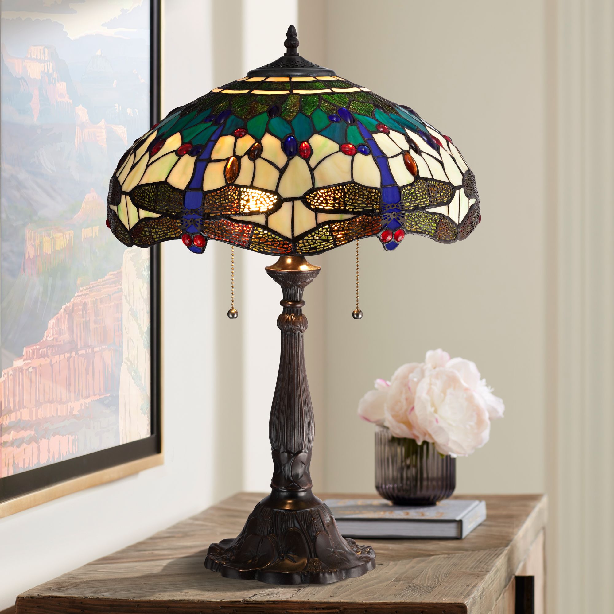 real tiffany table lamps