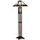 Robert Louis Tiffany Geometric 60 1/2" Glass Night Light Floor Lamp