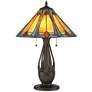 Robert Louis Tiffany Gerald 23" Arts and Crafts Glass Table Lamp