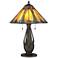 Robert Louis Tiffany Gerald Arts and Crafts Tiffany-Style Glass Table Lamp