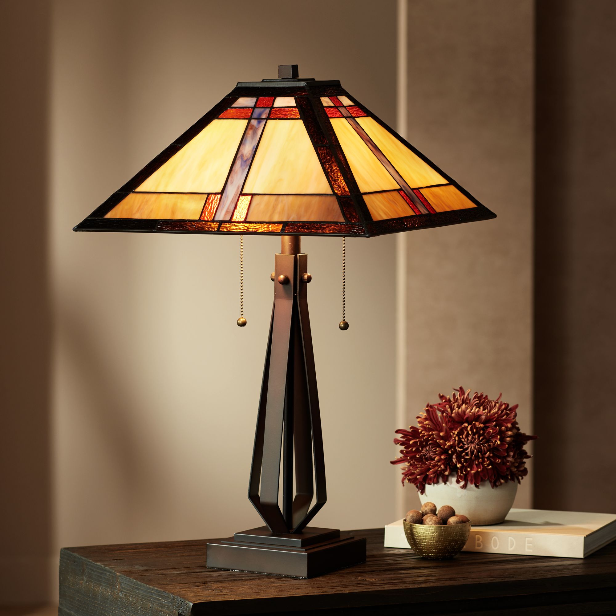 bronze tiffany style table lamps