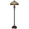 Robert Louis Tiffany Leaf and Vine 60" Tiffany-Style Floor Lamp